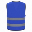 Reflective 120GSM Polyester Blue Safety Vest