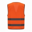 Reflective 120GSM Polyester Orange Safety Vest