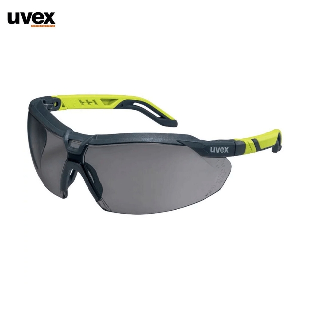 UVEX I-5 9183 903 Clear Safety Glasses Scratch and Chemical Resistant Polycarbonate Lens