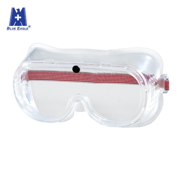Blue Eagle NP102 Safety Goggles Clear Impact Resistant Lens with Direct Ventilation