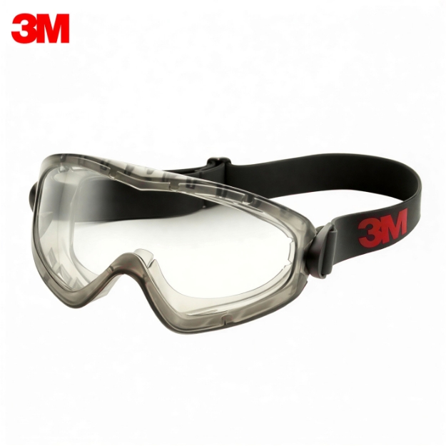 3M 2890 Safety Goggles Anti Scratch & Fog with Clear Polycarbonate Lens