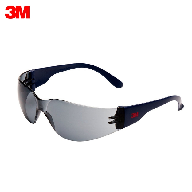 3M 2721 Anti-Scratch Anti-Fog Grey Lens Safety Spectacle Glasses
