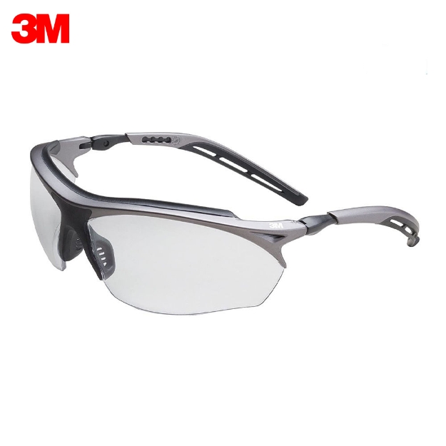 3M Maxim GT Metallic Gray and Black Frame Protective Eyewear