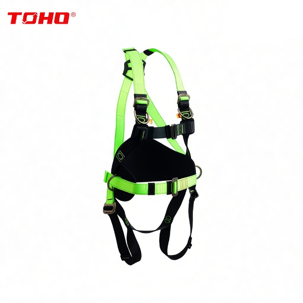 Toho MH110 5D Ring Fall Arrest Work Positioning and Retrieval Full Body Safety Harness with Steel Cobra Buckles