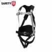 Safety 53 HS 5225 4D Ring Full Body Safety Harness with Shock Absorbing Double Lanyard for Fall Arrest Work Positioning and Climbing