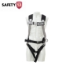 Safety 53 HS 5225 4D Ring Full Body Safety Harness with Shock Absorbing Double Lanyard for Fall Arrest Work Positioning and Climbing