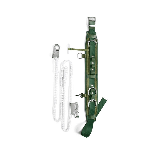 Lineman Safety Belt SB9312 with Tool Holder and Rope Lanyard