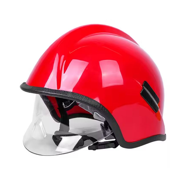 American Style ABS Fire Fighting Fireman Helmet With Face Shield