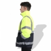 Fluorescent Parka FP1655 Road Clothing Hi Vis Safety Reflective Rain Coat Waterproof Jacket