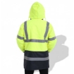 Fluorescent Parka FP1653 Road Clothing Hi Vis Safety Reflective Rain Coat Waterproof Jacket