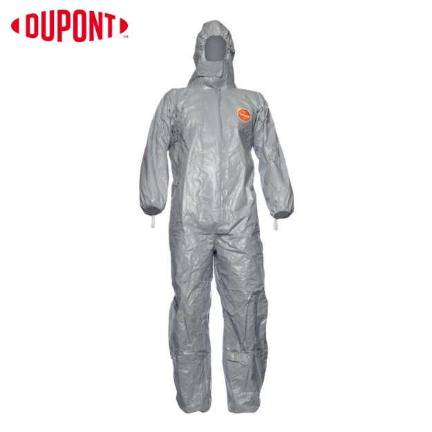 Dupont™ Tychem® 6000 F Abrasion & Puncture Resistance Grey Chemical Safety Coverall