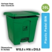 PPB 30 liter Household Plastic Pedal Bin
