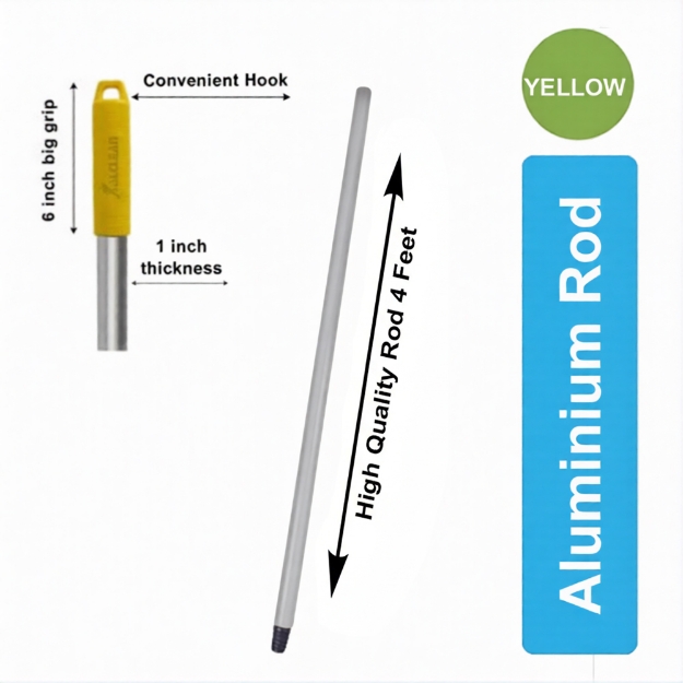AR3 Aluminium Rod For Cleaning Tools Yellow Red and Green