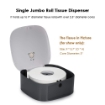 TH 8068 3 in 1 Wall Mounted Tissue Dispenser With Soap and Mobile Holder