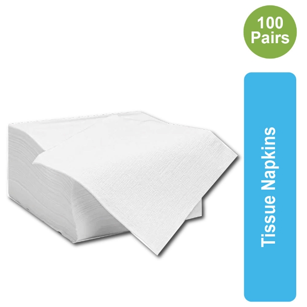 TN100 Premium Tissue Napkins 100 Pairs