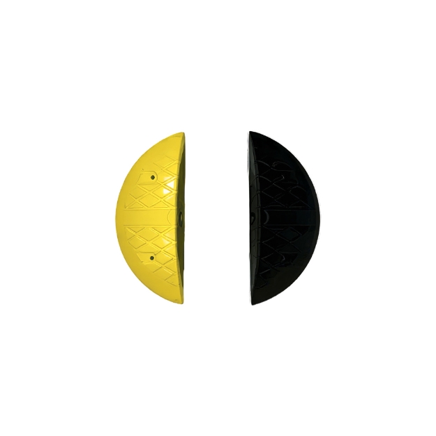 Road Safety Rubber Speed Hump End Caps