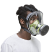 BLS 5150 Universal Reusable Full Face Respirator 5000 Series Thermoplastic Elastomer Version