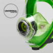 BLS 5150 Universal Reusable Full Face Respirator 5000 Series Thermoplastic Elastomer Version