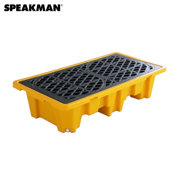 SPEAKMAN ZB5 2 Drum Spill Pallet for Industrial Chemical and Liquid Containment