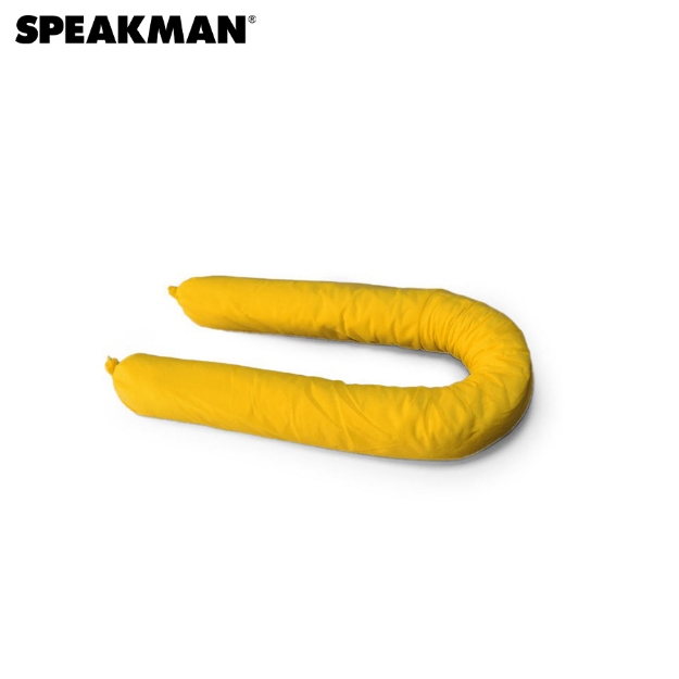 SPEAKMAN CAS01 Chemical Absorbent Socks for Hazardous Liquid and Corrosive Spill Containment