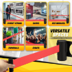 CCB01 Black Wall Mounted Retractable Crowd Control Barrier Belt