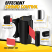 CCB01 Black Wall Mounted Retractable Crowd Control Barrier Belt