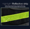 SV2B Black Mesh fabric High Visibility PVC Reflective Safety Vest