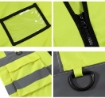 4 Pocket High Visibility Yellow 140 GSM Safety Vest with Reflective Strips  