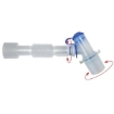 Medical Sterile Catheter Mount with Double Swivel Elbow and Bronchoscopy Port