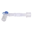 Medical Sterile Catheter Mount with Double Swivel Elbow and Bronchoscopy Port