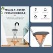 FOLDING STICK CHAIR WITH PORTABLE SEAT 2 In 1 Design 