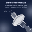 Main Flow Bacterial Filter High Efficiency Airway Filtration Accessory