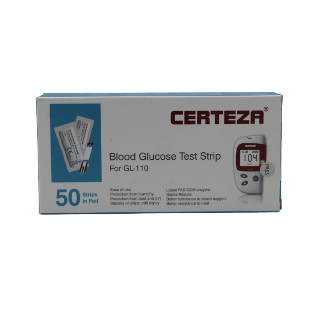 Certeza GL 110 Glucometer Strips 