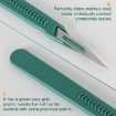 Disposable Scalpels Sterile Surgical Blade Stainless Steel with Plastic Handle