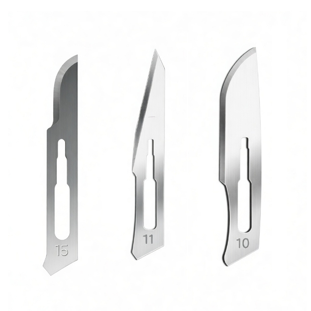 Disposable Sterile Medical Scalpel Blades No 10 and No 11 and No 15