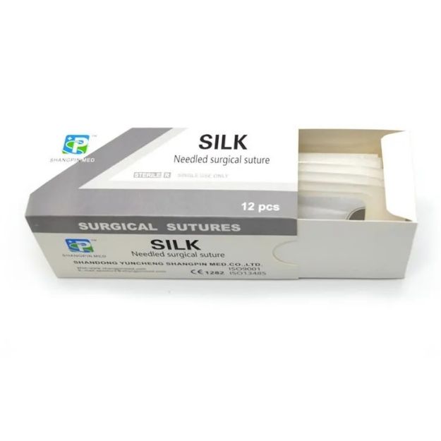 Non Absorbable Black Braided Silk Surgical Suture