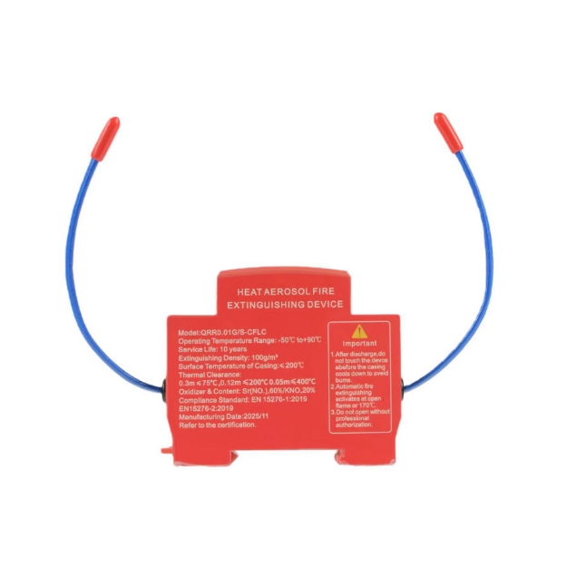 Hot Aerosol Fire Extinguishing Device Automatic Fire Suppression for Electrical Panels