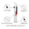 BS02 High Quality 4-Section Foldable Aluminum Blind Walking Stick