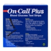 On Call Plus G133-117 Synthetic Polymers Blood Glucose Meter Test Strips