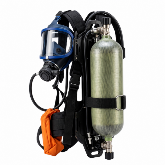 Self Contained Breathing Apparatus SCBA Kit with 6.8L Carbon Fiber Cylinder Positive Pressure