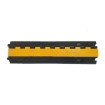 Heavy Duty Rubber Cable Protector Ramp Two Channel Cable and Hose Protection Ramp
