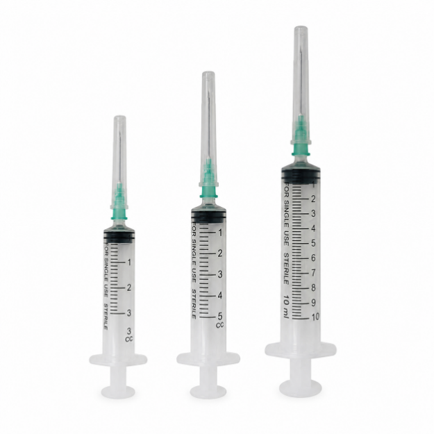 Disposable Syringes 3cc 5cc and 10cc Medical Sterile Injection Syringes