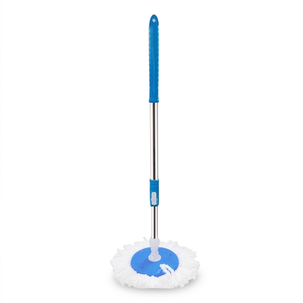 Separate Stainless Steel Spin Mop Rod with Rotating Handle