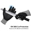 Safeyear PD8045 Touch Screen Level 5 Cut Resistant Nitrile Coated Safety Work Gloves